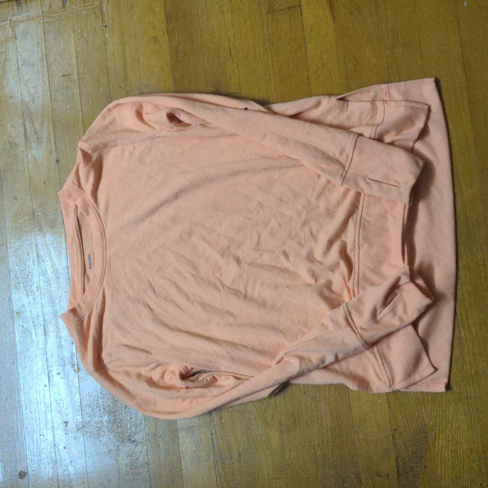Long sleeve orange shirt